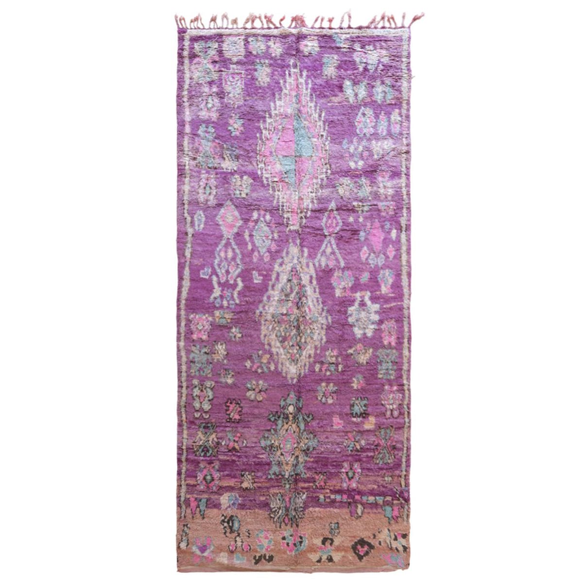 AFK Living vloerkleed Berber - handgemaakt - Wol - 358 x 146 cm