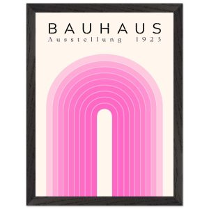 Artfulprints Poster met Lijst Bauhaus – Pink rainbow – 30×40 cm – Roze Artfulprints Poster met Lijst Bauhaus – Pink rainbow – 30×40 cm – Roze