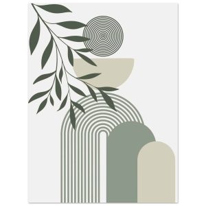 Artfulprints Poster Boho – Olive balance – 30×40 cm – Groen Artfulprints Poster Boho – Olive balance – 30×40 cm – Groen