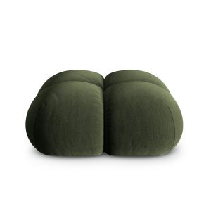 Cosmopolitan Design Poef Loretto flueel groente – 90x90x40cm Cosmopolitan Design Poef Loretto flueel groente – 90x90x40cm