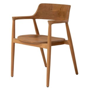 DÉJA Living Tuinstoel Luca – Naturel Hout – Set van 2 DÉJA Living Tuinstoel Luca – Naturel Hout – Set van 2