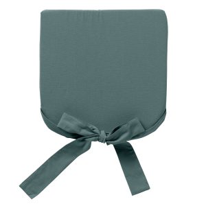JAVA – stoelkussen 40×40 cm – 100% katoen – met lint – Sagebrush Green JAVA – stoelkussen 40×40 cm – 100% katoen – met lint – Sagebrush Green