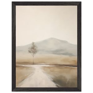 Artfulprints Poster met Lijst Abstract – Tree path – 30×40 cm – Taupe Artfulprints Poster met Lijst Abstract – Tree path – 30×40 cm – Taupe
