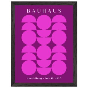 Artfulprints Poster met Lijst Bauhaus – Ausstellung 1923 – 30×40 cm –