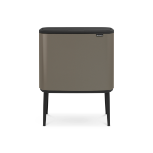 Brabantia Bo Touch Bin, met 2 binnenemmers, 11 + 23 liter – Platinum Brabantia Bo Touch Bin, met 2 binnenemmers, 11 + 23 liter – Platinum