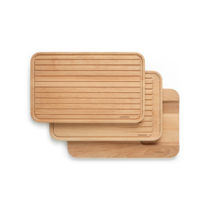 Brabantia Profile Houten snijplanken, set van 3 (voor groente, brood e Brabantia Profile Houten snijplanken, set van 3 (voor groente, brood e