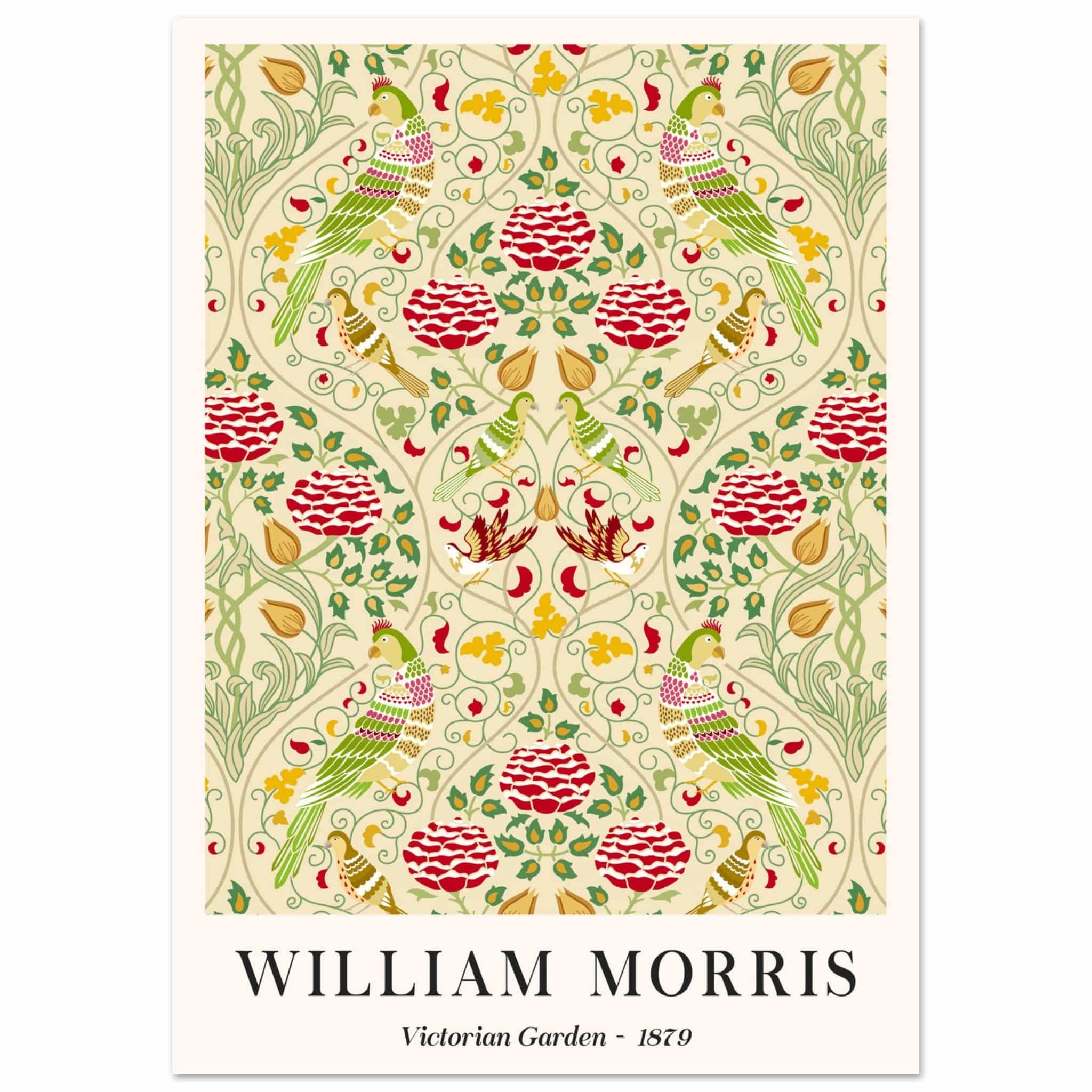 Artfulprints Poster William Morris - Victorian garden 1879 - A4 21x29.