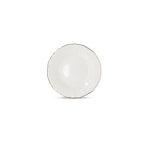 Bonbistro – Plat bord 16cm met gouden rand Retro – Set van 6 Bonbistro – Plat bord 16cm met gouden rand Retro – Set van 6