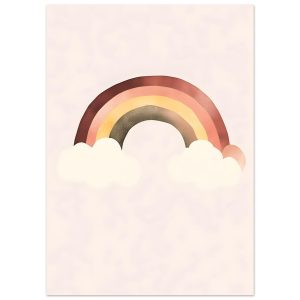 Artfulprints Poster Warme regenboog – 50×70 cm – Meerkleurig Artfulprints Poster Warme regenboog – 50×70 cm – Meerkleurig