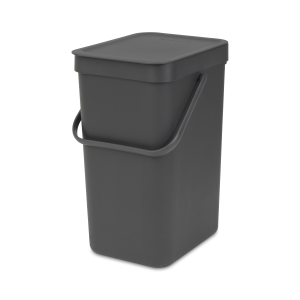 Brabantia Sort & Go afvalemmer, 12 liter – Grey Brabantia Sort & Go afvalemmer, 12 liter – Grey