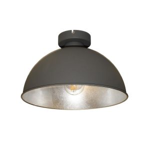 Artdelight plafondlamp Curve – 1 lichts – 31 x 20 cm – grijs Artdelight plafondlamp Curve – 1 lichts – 31 x 20 cm – grijs