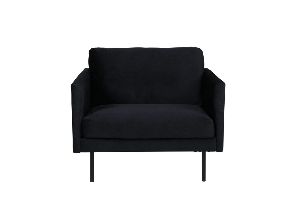 BRAM Fauteuil Rowen - Zwart
