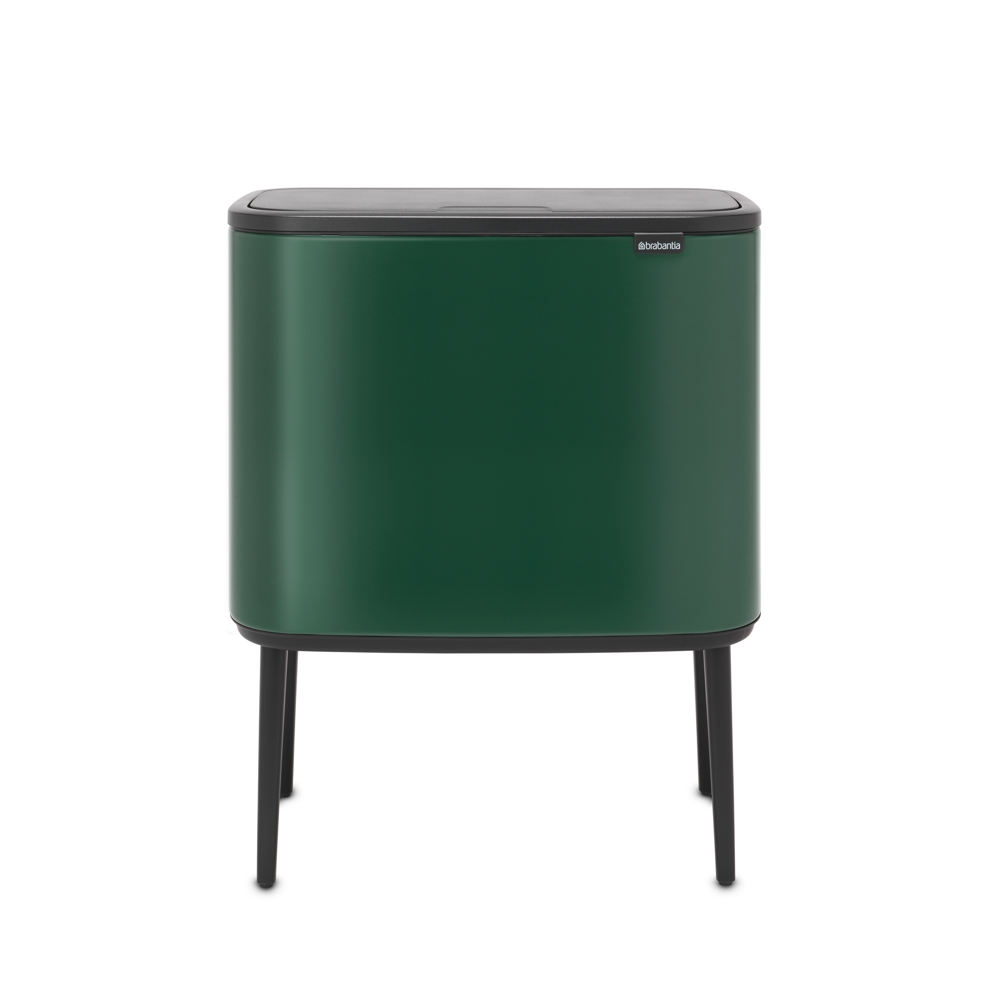 Brabantia Bo Touch Bin, met 2 binnenemmers, 11 + 23 liter - Pine Green