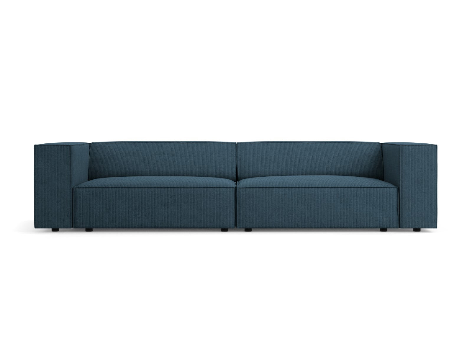 Cosmopolitan Design Bank Arendal 4-zits, chenille met ribbeleffect, ma