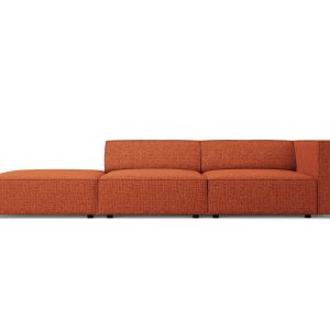Cosmopolitan Design linker bank Arendal 4-zits, chenille, terracotta – Cosmopolitan Design linker bank Arendal 4-zits, chenille, terracotta –
