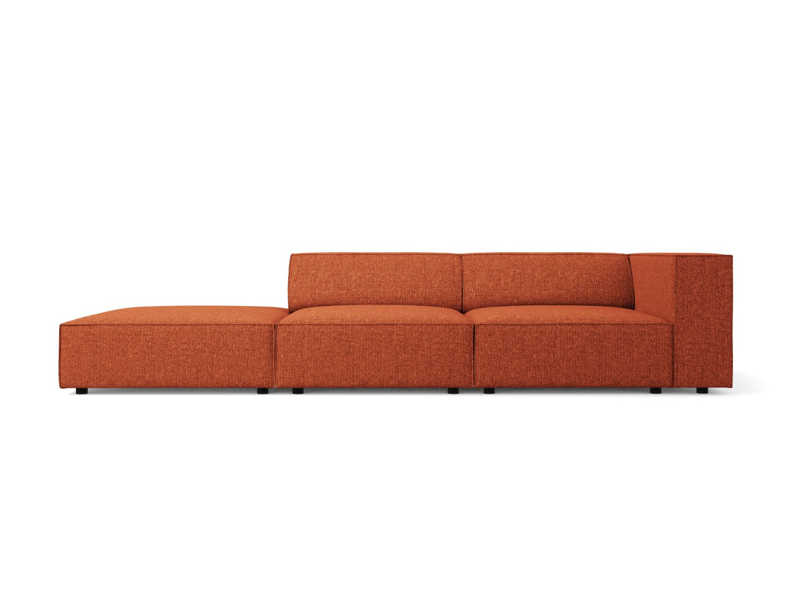 Cosmopolitan Design linker bank Arendal 4-zits, chenille, terracotta -