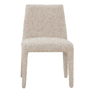 DÉJA Living Eetkamerstoel Méline – Stof – Taupe – Set van 2