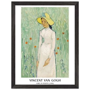 Artfulprints Poster met Lijst Vincent van Gogh – Girl in white – 30×40 Artfulprints Poster met Lijst Vincent van Gogh – Girl in white – 30×40