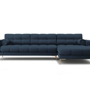 Cosmopolitan Design rechter hoekbank Bali 5-zits, structurele stof, bl