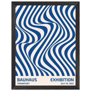 Artfulprints Poster met Lijst Bauhaus – Exhibition Frankfurt blue – 30 Artfulprints Poster met Lijst Bauhaus – Exhibition Frankfurt blue – 30