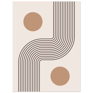 Artfulprints Poster Boho – Soft symmetry – 30×40 cm – Grijs Artfulprints Poster Boho – Soft symmetry – 30×40 cm – Grijs