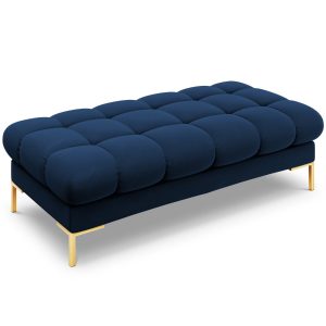 Cosmopolitan Design Bank Bali 2-zits, flueel, koningsblauw – 62x133x40 Cosmopolitan Design Bank Bali 2-zits, flueel, koningsblauw – 62x133x40