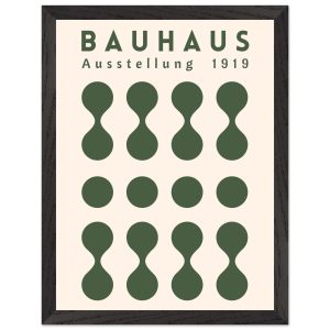 Artfulprints Poster met Lijst Bauhaus – Ausstellung green – 30×40 cm – Artfulprints Poster met Lijst Bauhaus – Ausstellung green – 30×40 cm –