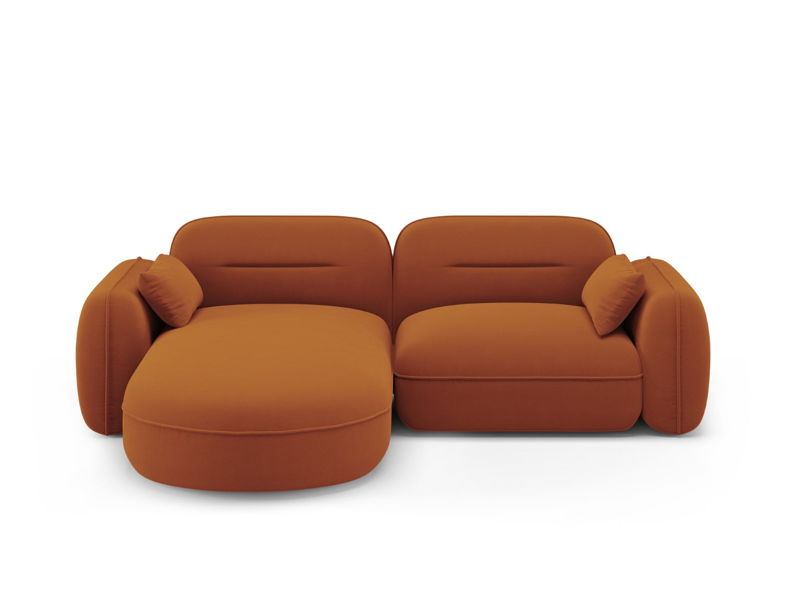 Cosmopolitan Design Modulaire hoekbank links Sydney 3-zits, flueel, te