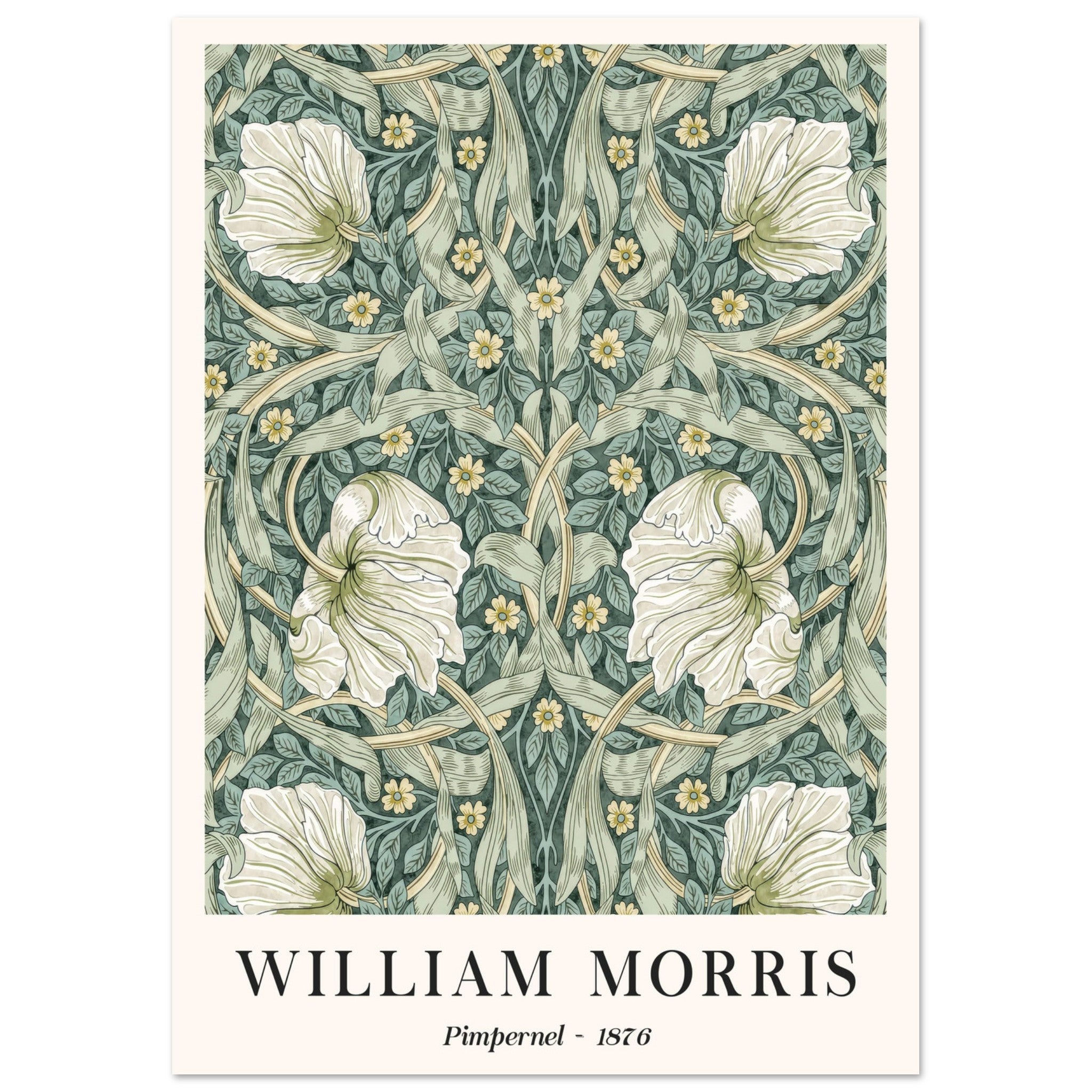 Artfulprints Poster William Morris - Pimpernel 1876 - A4 21x29.7 cm -