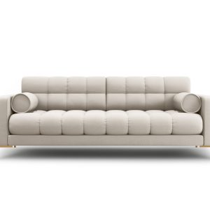 Cosmopolitan Design Bank Bali 4-zits, structurele stof, beige – 96×217 Cosmopolitan Design Bank Bali 4-zits, structurele stof, beige – 96×217