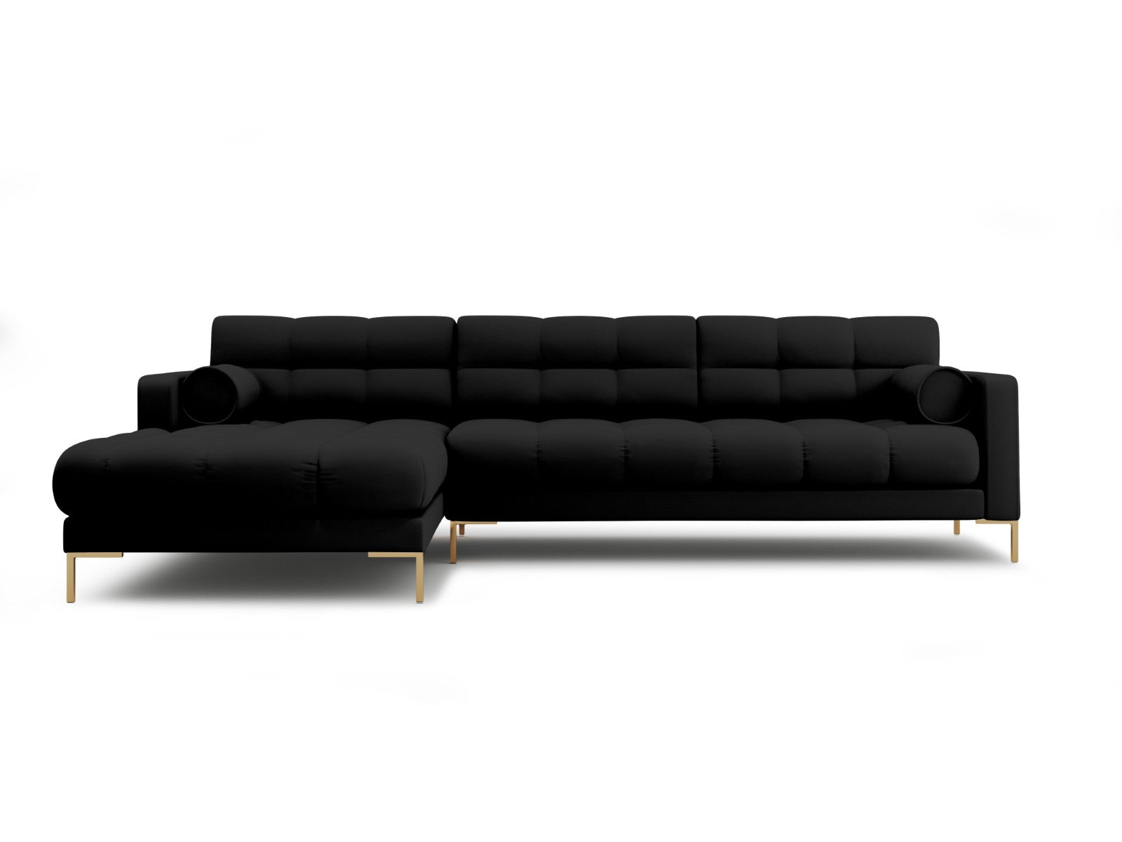 Cosmopolitan Design linker hoekbank Bali 5-zits, structurele stof, zwa