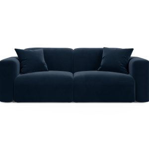 Cosmopolitan Design Modulaire bank Strino 3-zits, flueel koningsblauw Cosmopolitan Design Modulaire bank Strino 3-zits, flueel koningsblauw