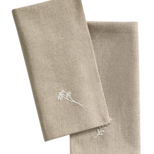 Calma House Servet (set van 2 stuks) Spring – Steenkleur – 45×45 Calma House Servet (set van 2 stuks) Spring – Steenkleur – 45×45