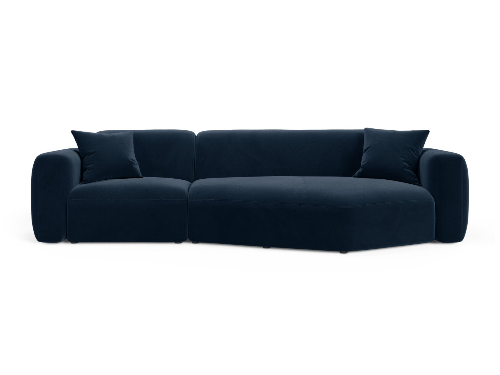 Cosmopolitan Design Modulaire hoekbank rechts Strino 3-zits, flueel ko