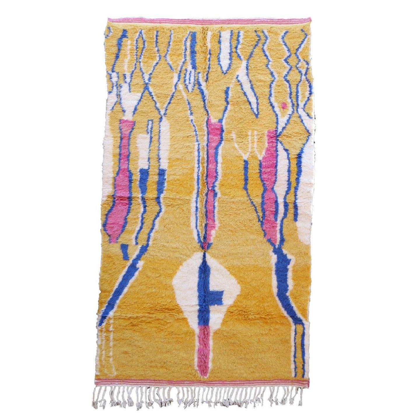 AFK Living vloerkleed Berber - handgemaakt - Wol - 145 x 259 cm