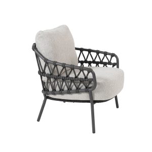 4 Seasons lounge dining stoel Calpi antraciet – laag model 4 Seasons lounge dining stoel Calpi antraciet – laag model