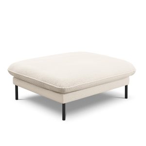Cosmopolitan Design Poef Vienna boucle, beige – 73x93x43cm Cosmopolitan Design Poef Vienna boucle, beige – 73x93x43cm