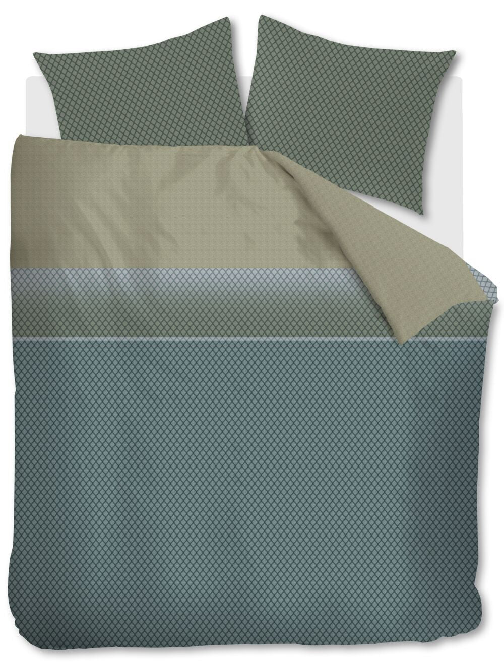 Beddinghouse Dekbedovertrek Riven - 200 x 200/220 cm - Blauw