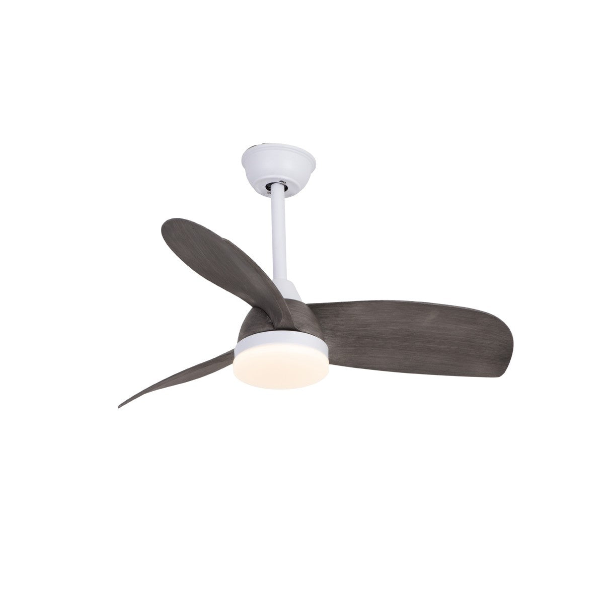 CristalRecord plafondventilator Byan - 1 lichts - 91.5 x 50 cm - wit g