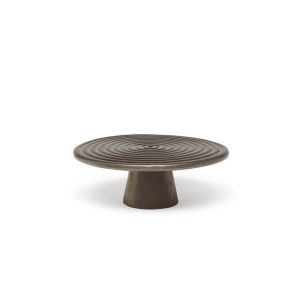 Dutchdeluxes Taartplateau in Keramiek – Platinum – Matt – 20cm diamete Dutchdeluxes Taartplateau in Keramiek – Platinum – Matt – 20cm diamete