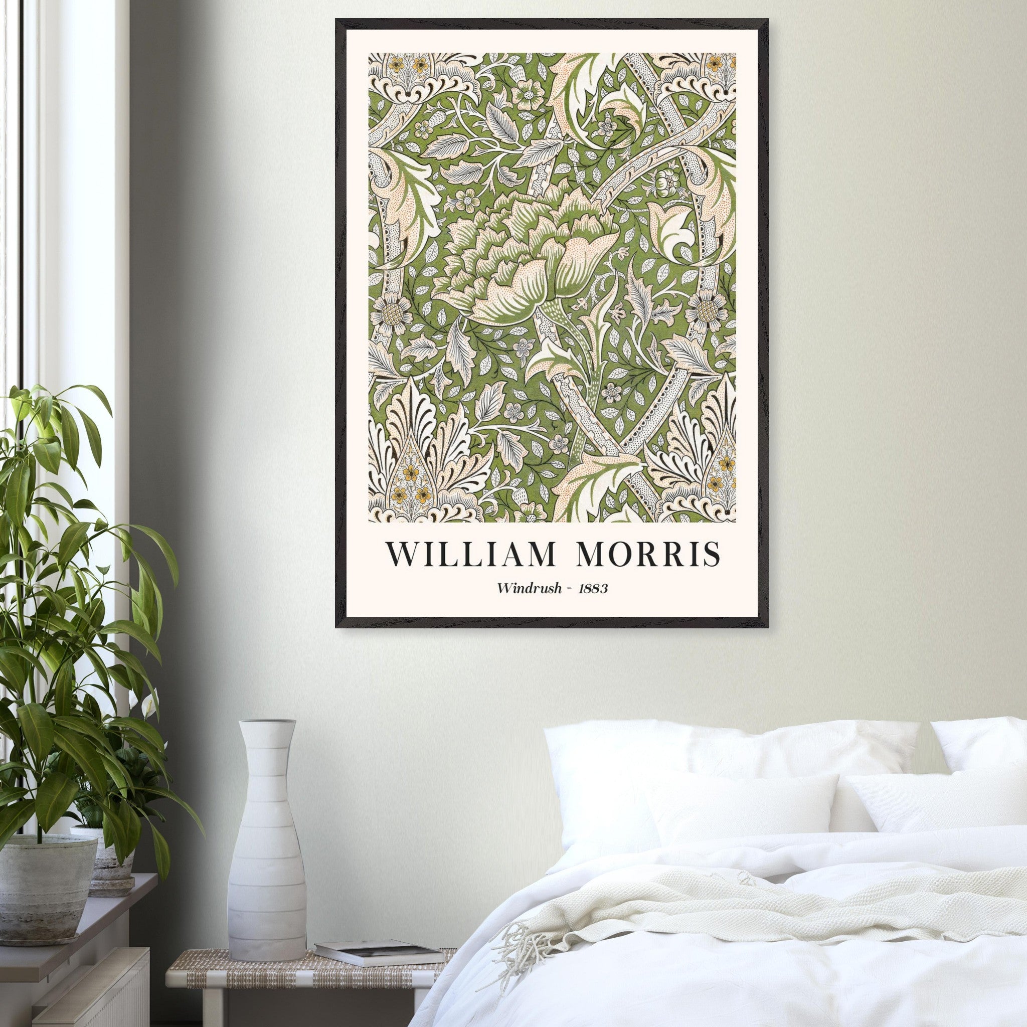 Artfulprints Poster William Morris - Windrush 1883 - 70x100 cm - Groen