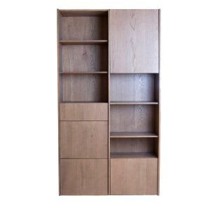 DÉJA Living Wandkast Ourense – Bruin Eiken – 120x40x200cm DÉJA Living Wandkast Ourense – Bruin Eiken – 120x40x200cm
