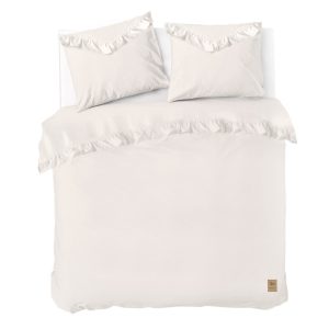 Dindi Home – Dekbedovertrek White Ruffle – 200×220 cm – Off White Dindi Home – Dekbedovertrek White Ruffle – 200×220 cm – Off White