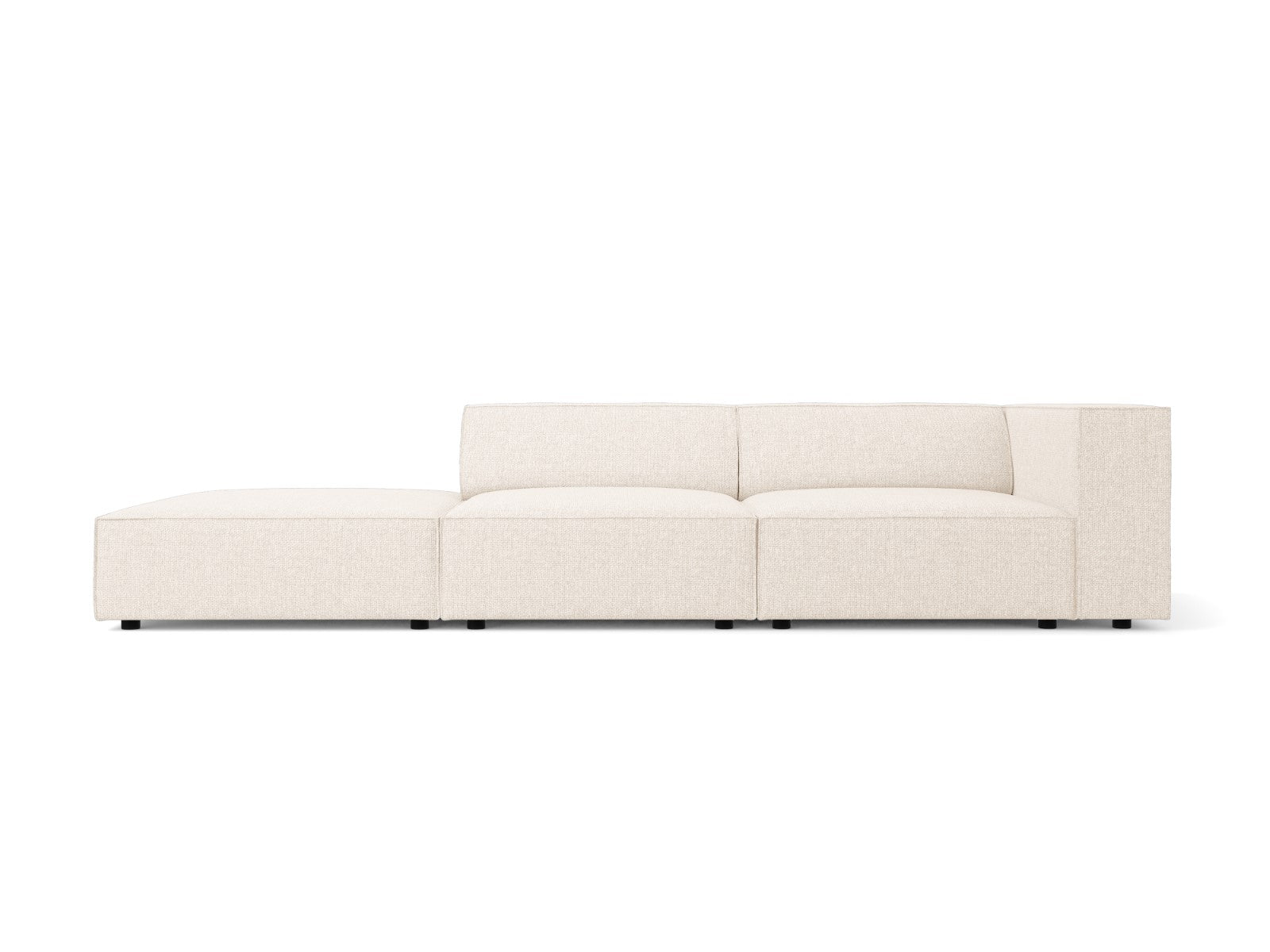 Cosmopolitan Design linker bank Arendal 4-zits, chenille, lichtbeige -