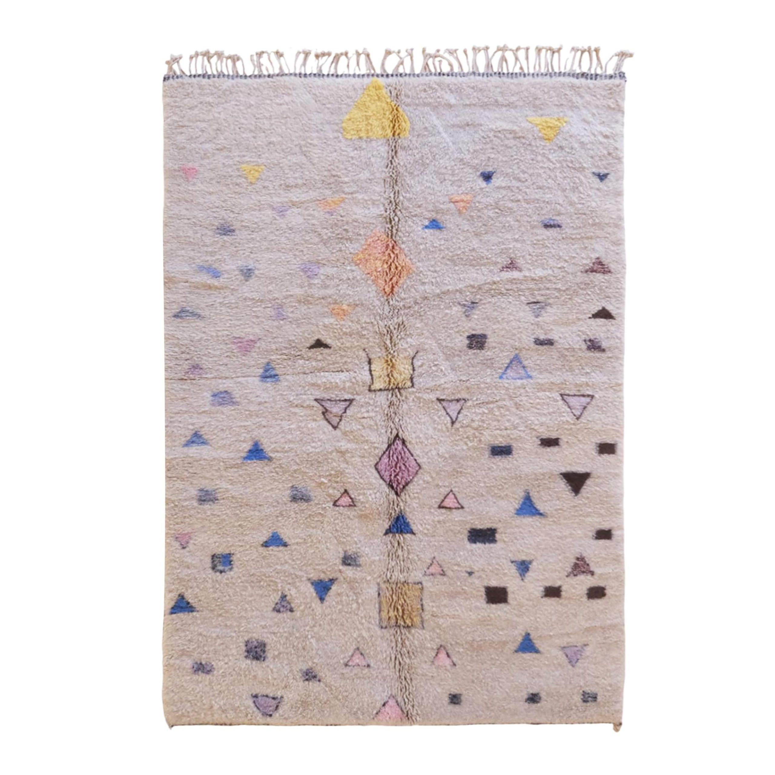 AFK Living vloerkleed Berber - handgemaakt - Wol - 173 x 255 cm