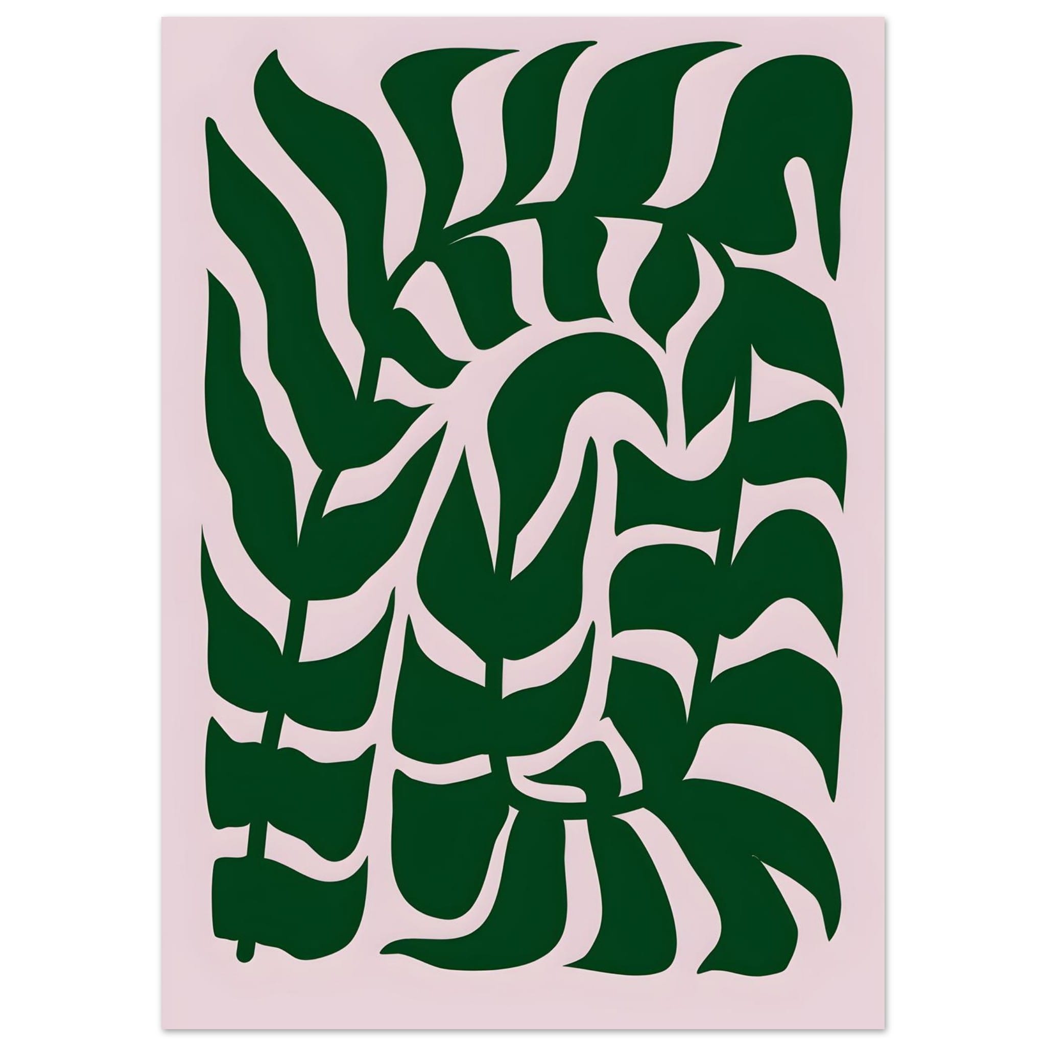 Artfulprints Poster Matisse – Sea petal symphony - 50x70 cm - Donkergr