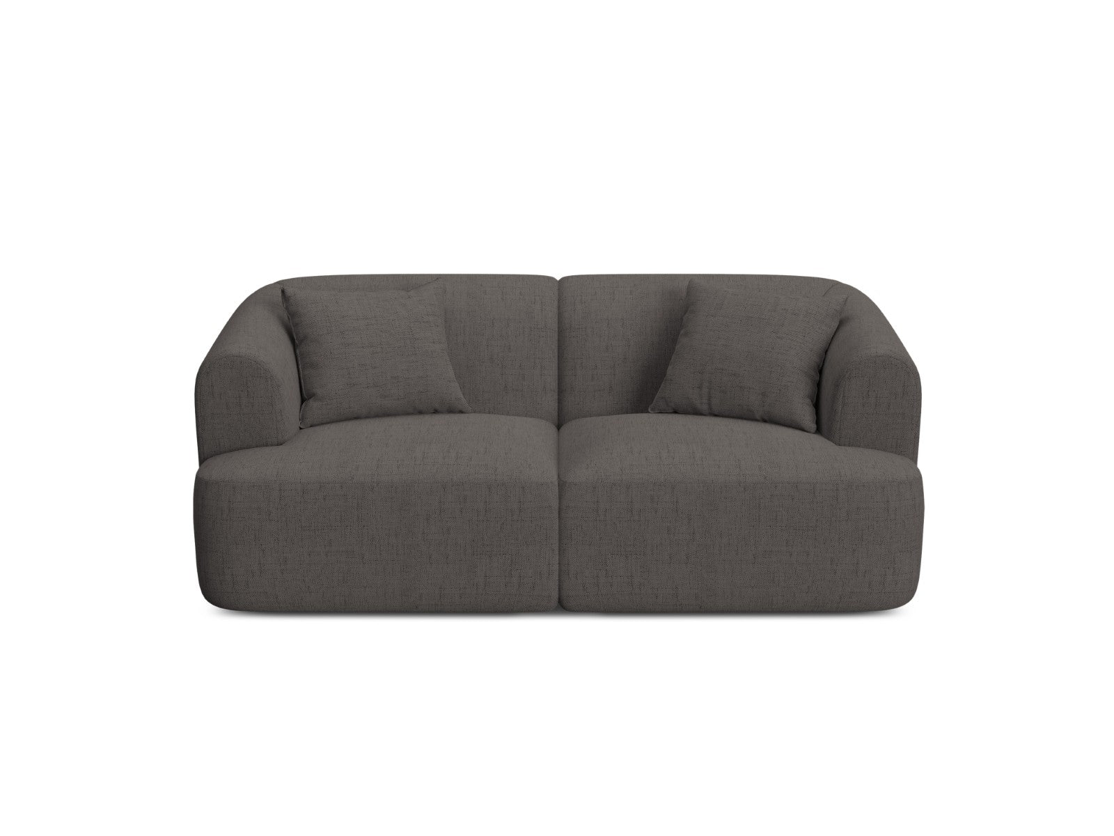 Cosmopolitan Design Modulaire bank Campi 2-zits, structurele stof grij