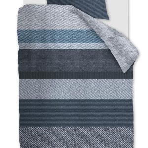 Beddinghouse Menno dekbedovertrek – Eenpersoons – 140×200/220 cm – Bla Beddinghouse Menno dekbedovertrek – Eenpersoons – 140×200/220 cm – Bla