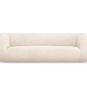 Cosmopolitan Design Bank Essen 3-zits, boucle, beige – 95x230x86cm Cosmopolitan Design Bank Essen 3-zits, boucle, beige – 95x230x86cm