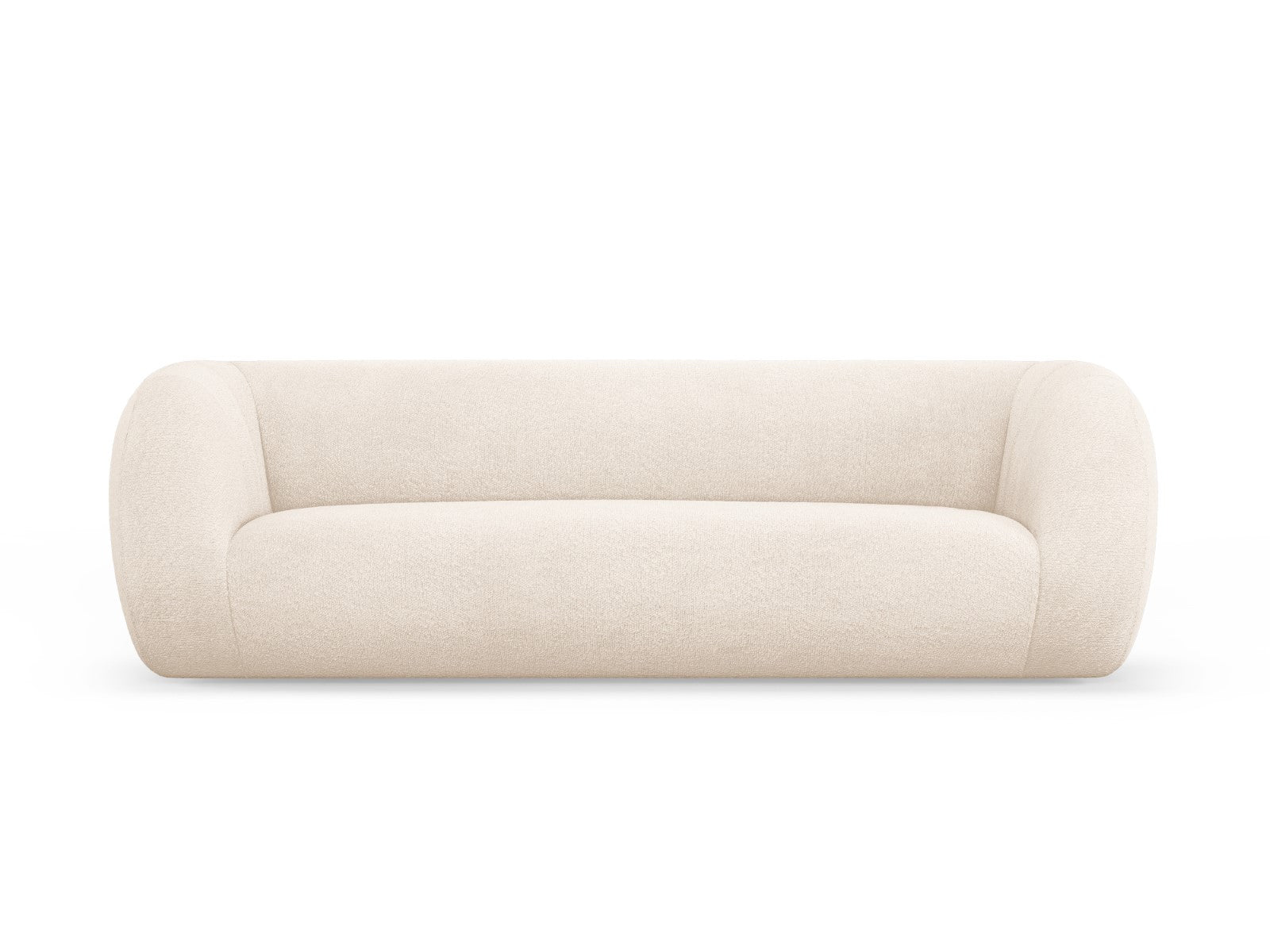 Cosmopolitan Design Bank Essen 3-zits, boucle, beige - 95x230x86cm